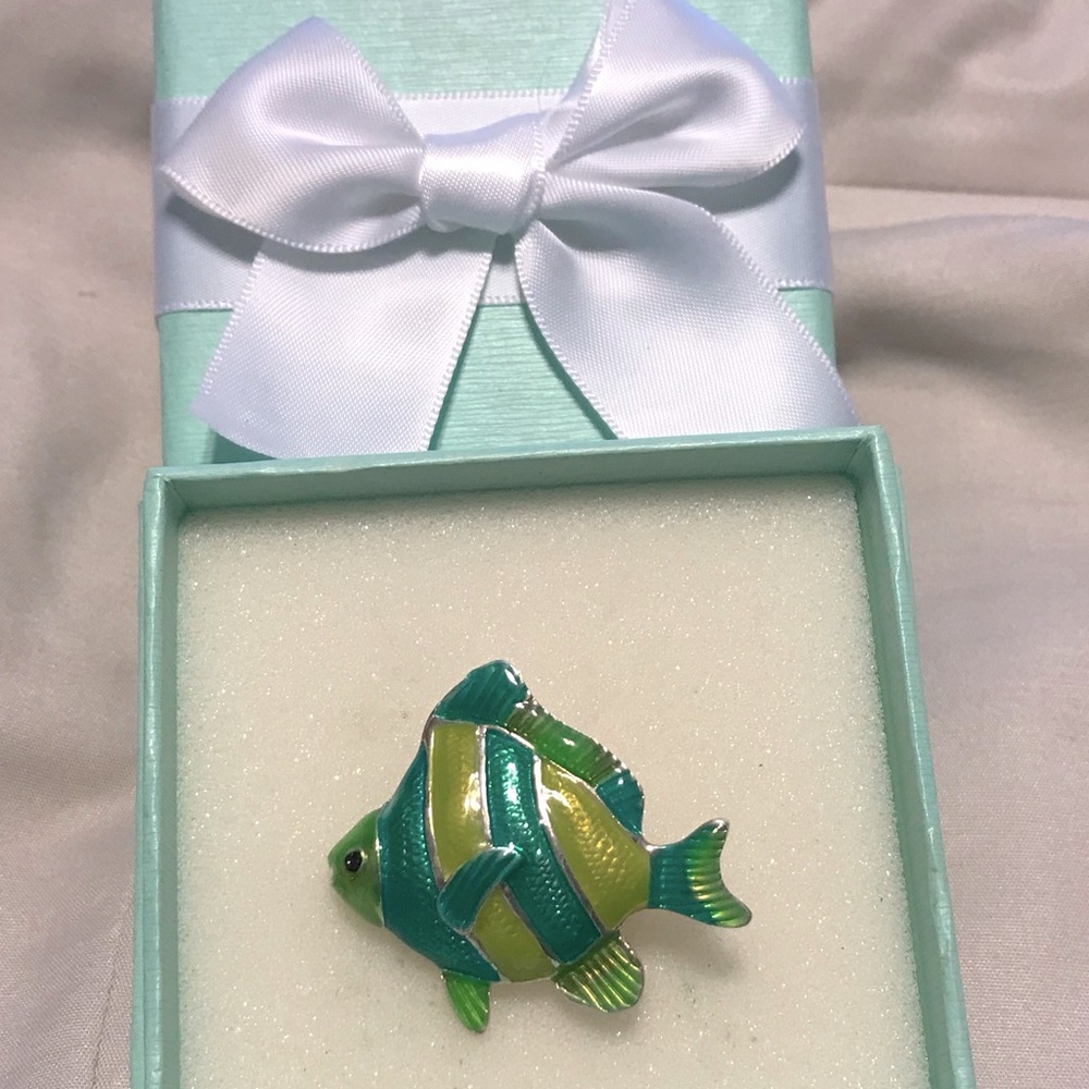 Fish Pendant and Pin